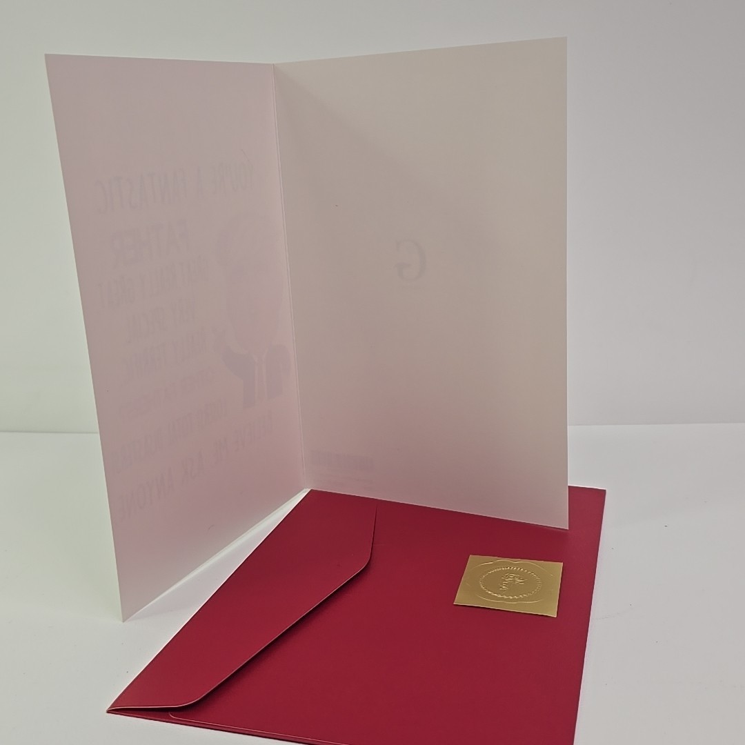 Donald Trump Father’s Day Card With Envelope Fantastic Father DJT POTUS Humor