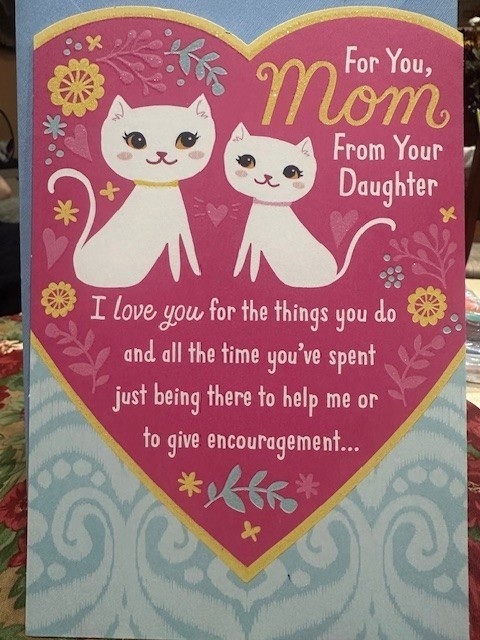Mom from Daughter Mothers Day Encouragement Hallmark Greeting Card KY181