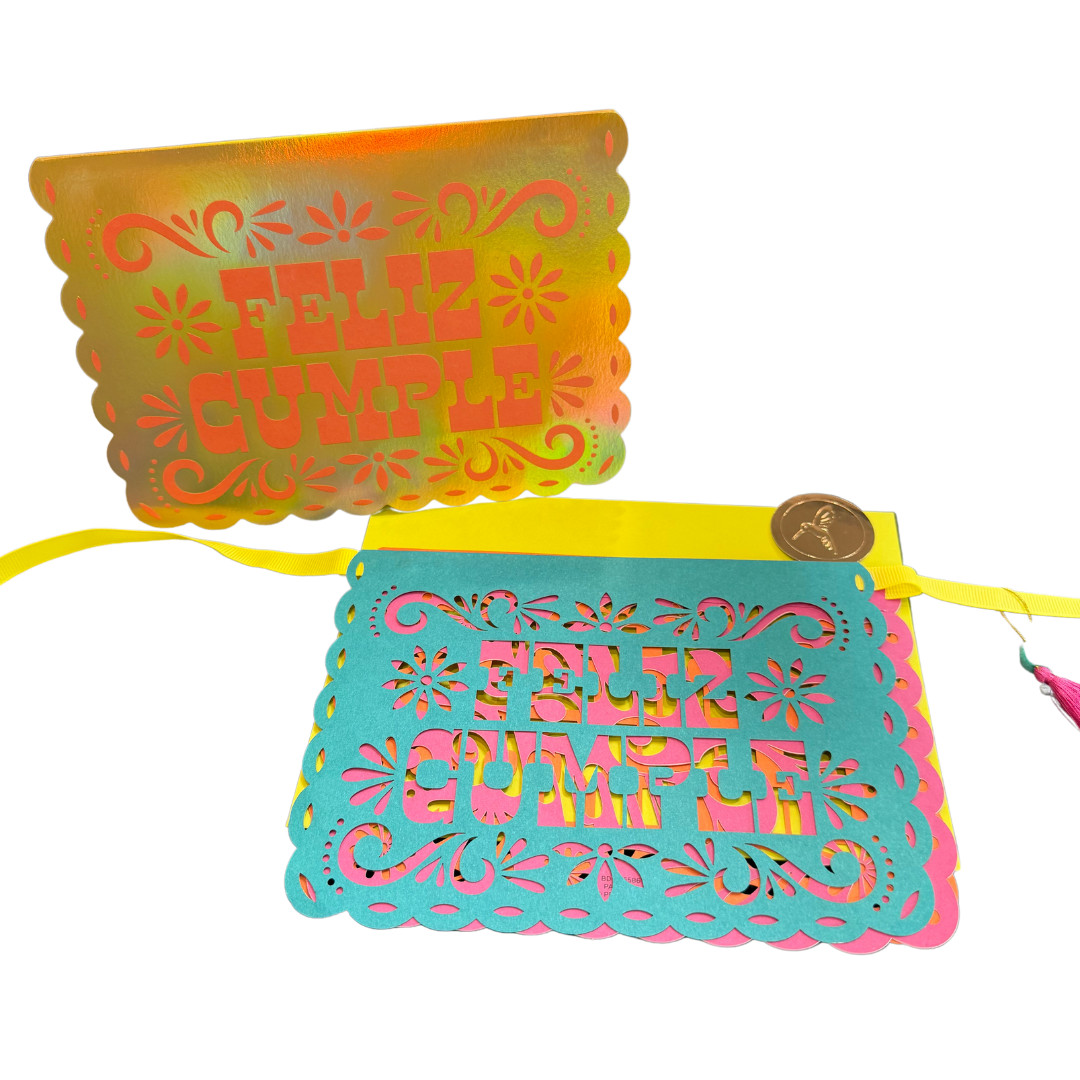 Papyrus Feliz Paper Banner Birthday Card Greeting Card