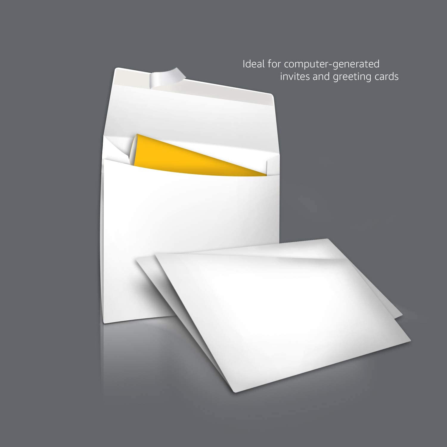 300 White Invitation Envelopes 5.25″x7.25″ A7 5×7 for Wedding Party Self Seal