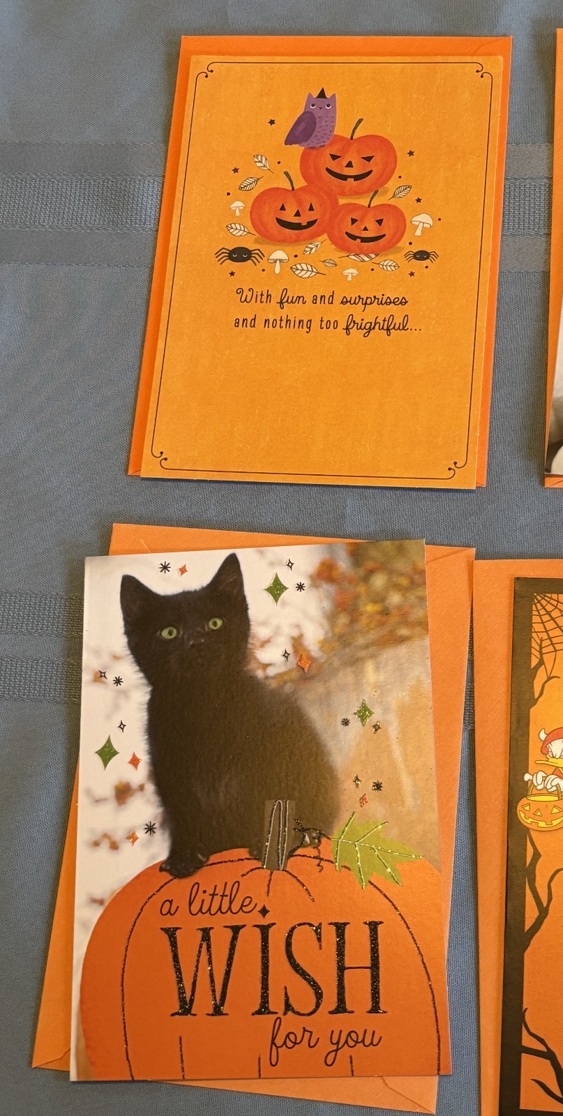10 Brand New Hallmark Expressions Halloween Greeting Cards Envelopes