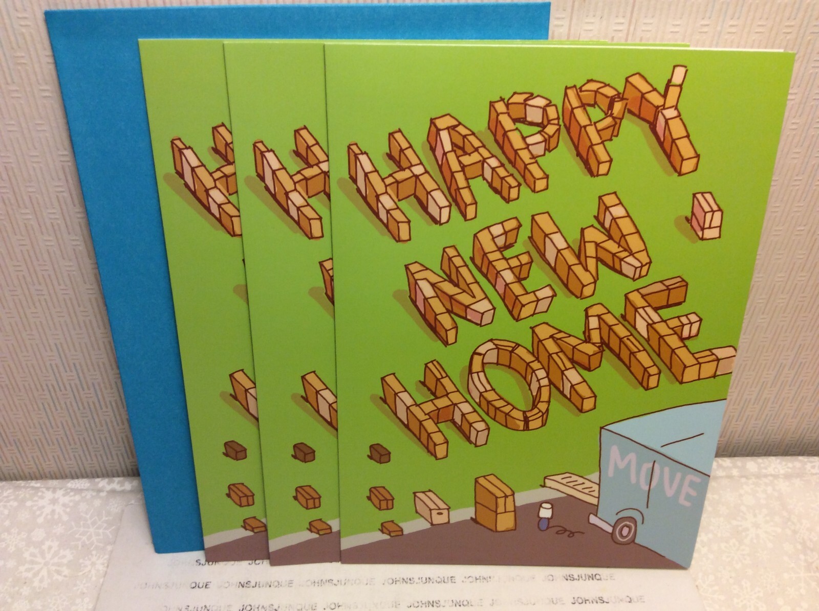 RSVP NEW HOME GREETING CARD New w/Envelopes LOT OF 3 CARDS “Happy New Home”