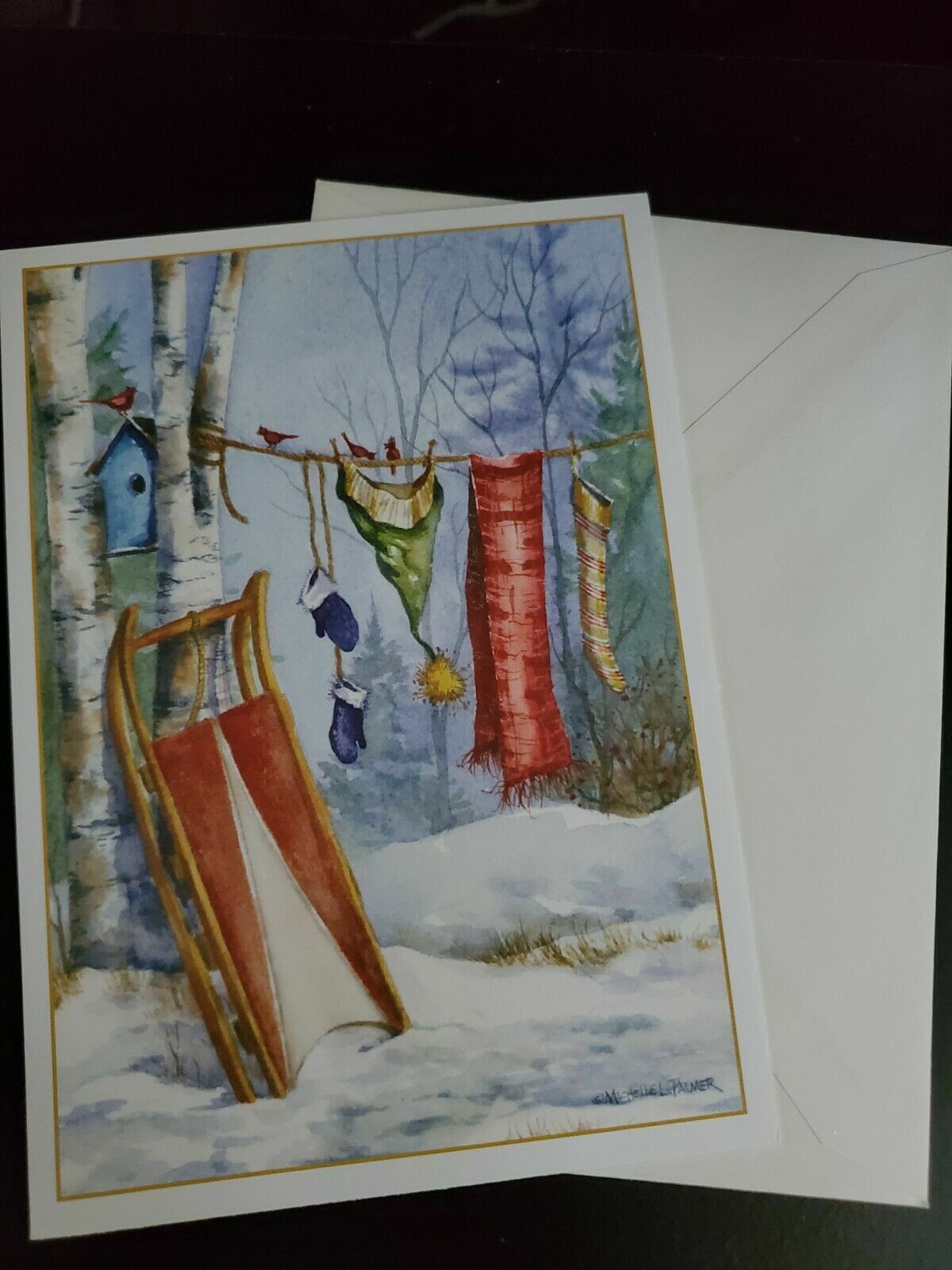 Single Christmas Holiday Season Cards Card Group F