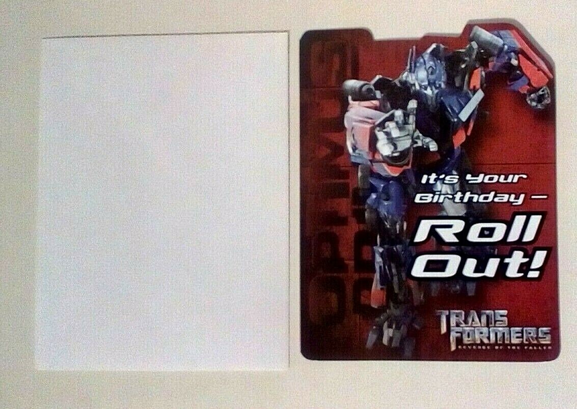 American Greetings Transformers Birthday Card It’s Your Birthday-Roll Out!
