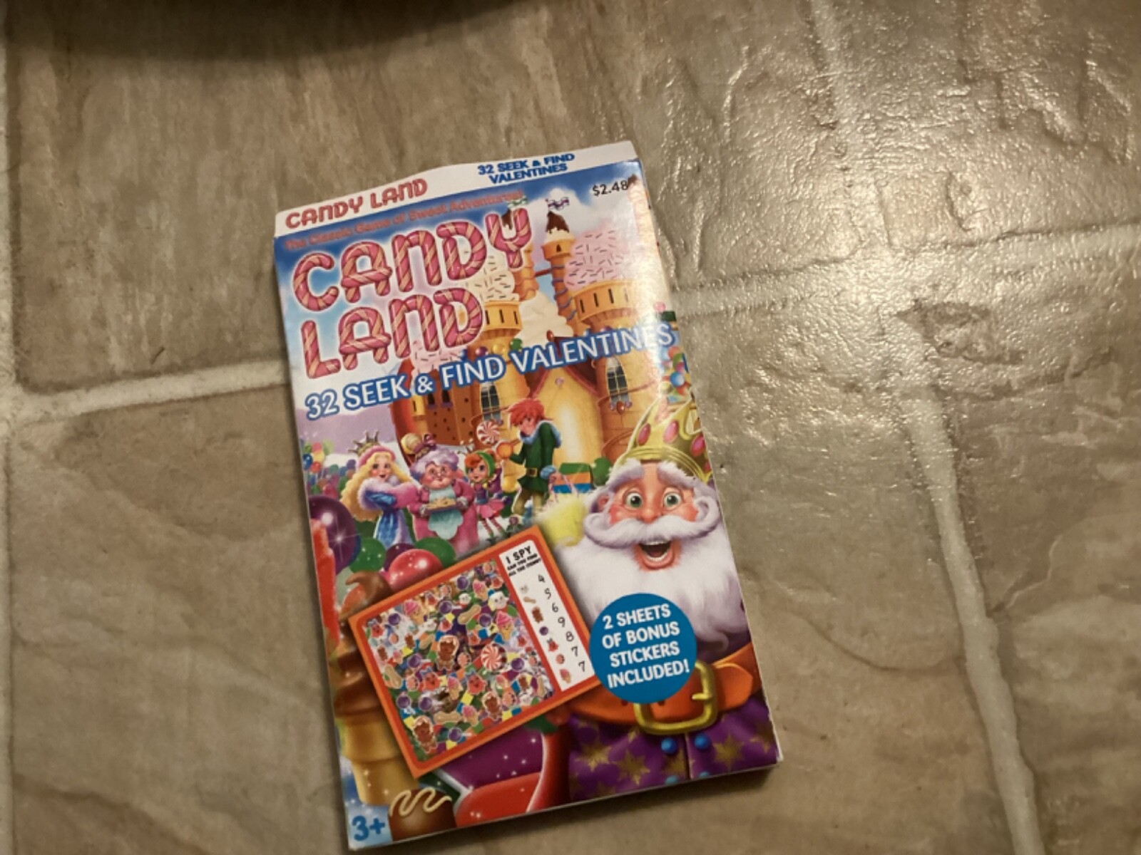 Candy Land 64 Seek & Find Valentine’s for Kids see description