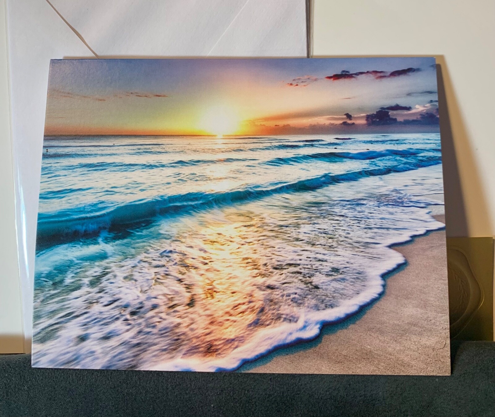 Encouragement Friendship Well Wishes Birthday Card Ocean Theme Lovely!