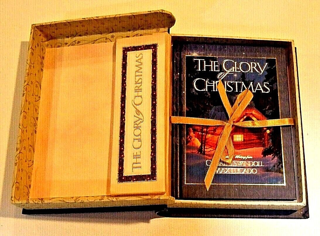 The Glory of Christmas Gift Box Book with 4 Cards by C. Swindoll & M. Lucado