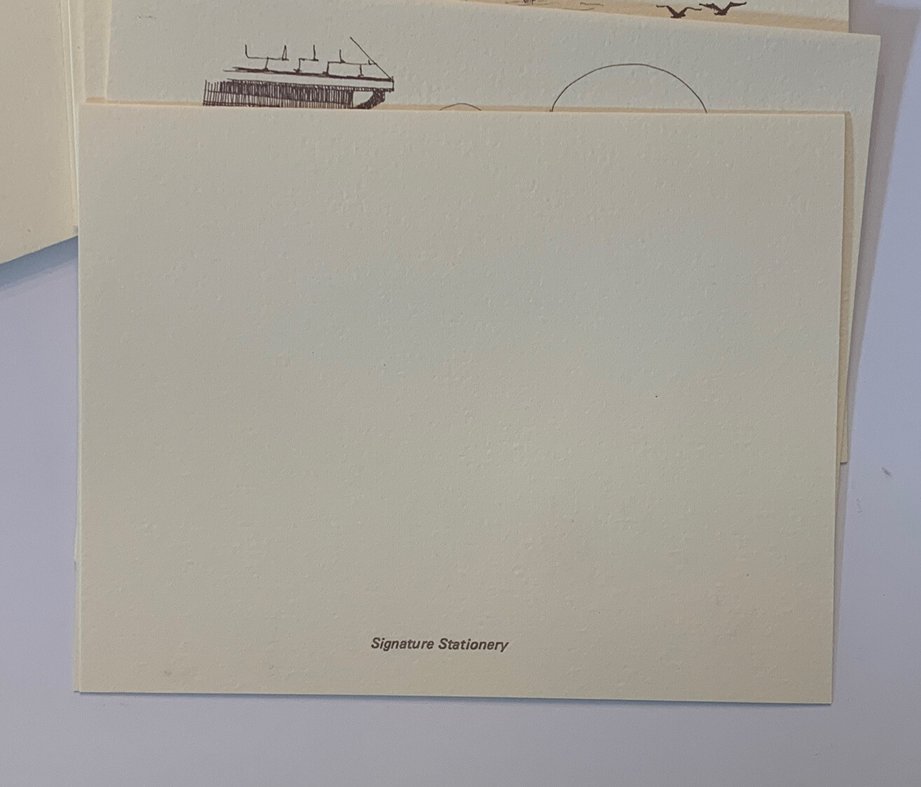 FLORIDA PELICANS NOTECARDS & ENVELOPES Lot Of 5 By Signature Stationary Of FL