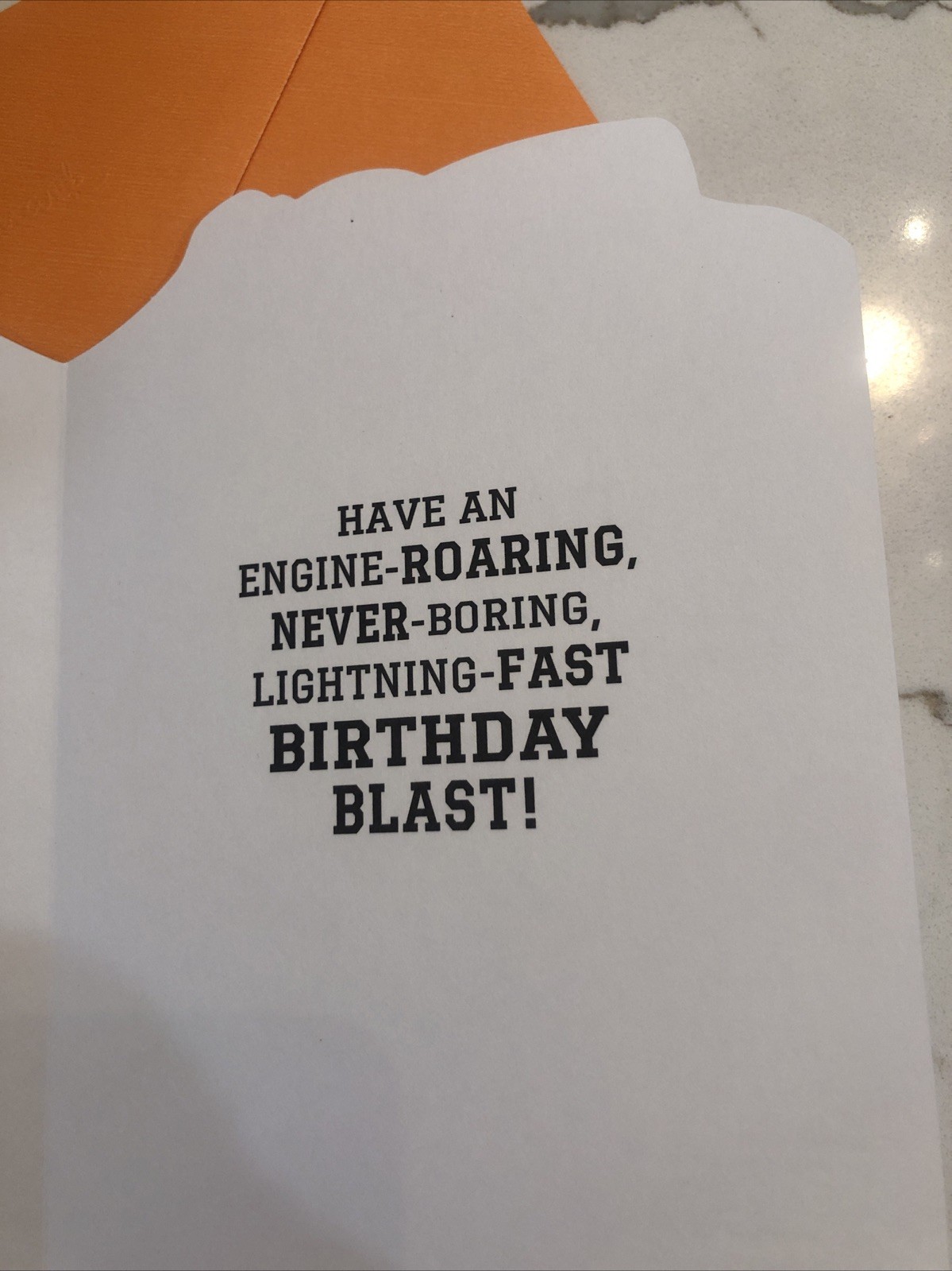 Happy Birthday Greeting Card. Rev It Up/Hot Wheels/ Kids
