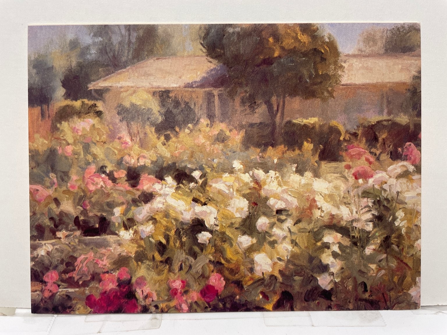 VFW Greeting Card Floral Rose Garden Kevin MacPherson Art Landscape